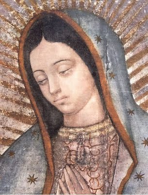 Virgen de Guadalupe, detalle