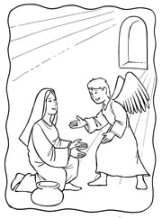 Anunciación de la Virgen María: lámina 1