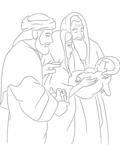 Presentación de Jesús en el templo - lámina 1 -