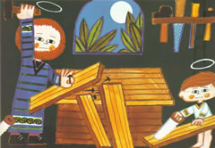 Jesús en el taller de José