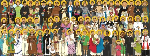 Los santos en Catequesis en Familia